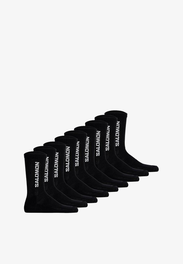 9 ER PACK - Sports socks - schwarz