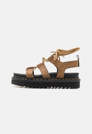 NARTILLA - Sandali con plateau - savannah tan