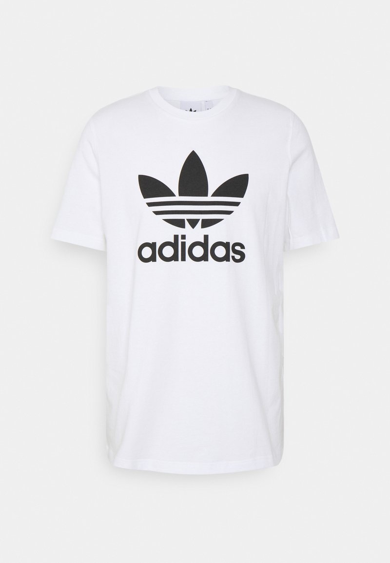adidas Originals TREFOIL UNISEX Print Tshirt white/black/white