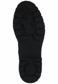 Juoda gumos bato padas su tekstūruotu raštu, užtikrinančiu sukibimą. Įtraukta pakilusi vienaragio dizaino detalė ir apvalus emblema kulne. Dydis pažymėtas kaip 37.