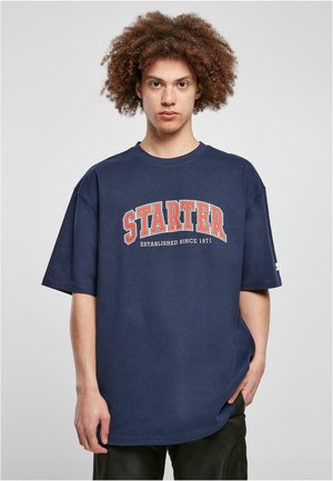 COLLEGE  - Print T-shirt - darkblue