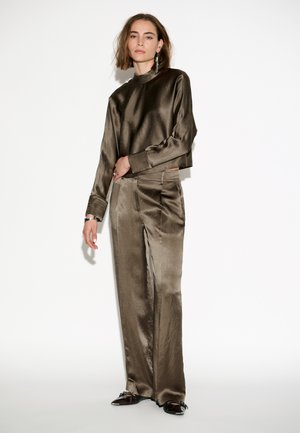 LORELLE BOW - Blouse - brown