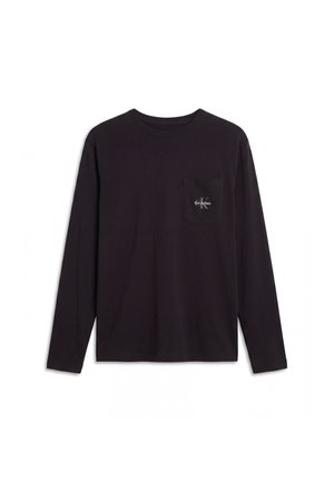 Calvin Klein Underwear, CREW NECK GRAPHIC MONOGRAM STRETCH - Maglia del pigiama - black
