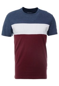 Triko s potiskem - bordeaux / dark blue