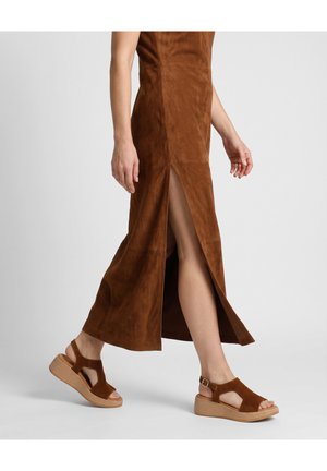 VENEZIA, PLATFORM SANDALS - Keilsandalette - brown