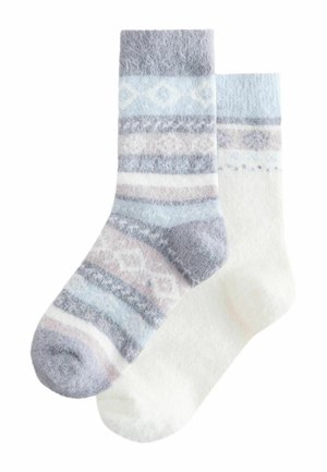 2 PACK  - Socken - black pastel fairisle