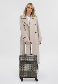 LIU JO 4 ROLLEN - Luggage - jacquard nero