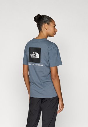 EVOLUTION BOX RELAXED SHORT SLEEVE TEE - Camiseta estampada - granite grey