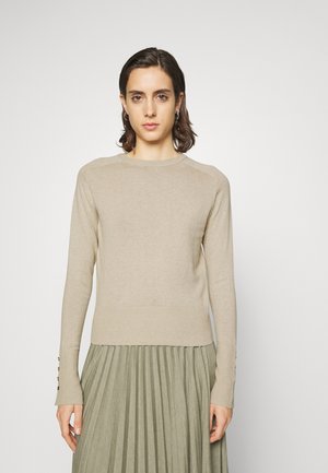 LSUNOBLE NECK - Jumper - pumice stone