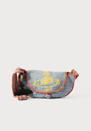 LUCKY HALFMOON BAG - Geantă de mână - blue/yellow