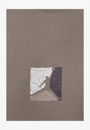 Jordan, CREW - T-shirt imprimé - olive grey