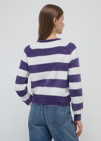 Calliope EN CHENILLE RAYÉ - Strickpullover - une variante