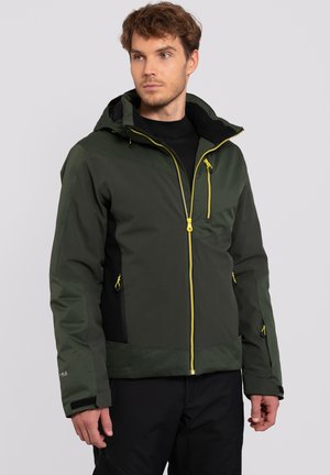 Icepeak FALAISE - Chaqueta de snowboard - dunkel grün