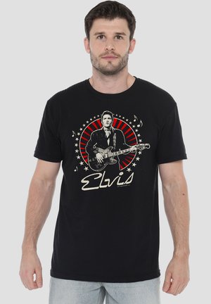 Cotton Soul, ELVIS PRESLEY STARS - Print T-shirt - black