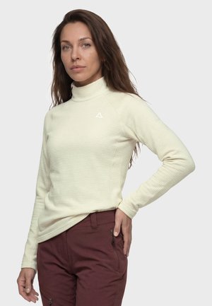 Schöffel, SCHÖFFEL FLEECEROLLI LONGSLEEVE STYLE ENERGIO WMN - Langarmshirt - - natur