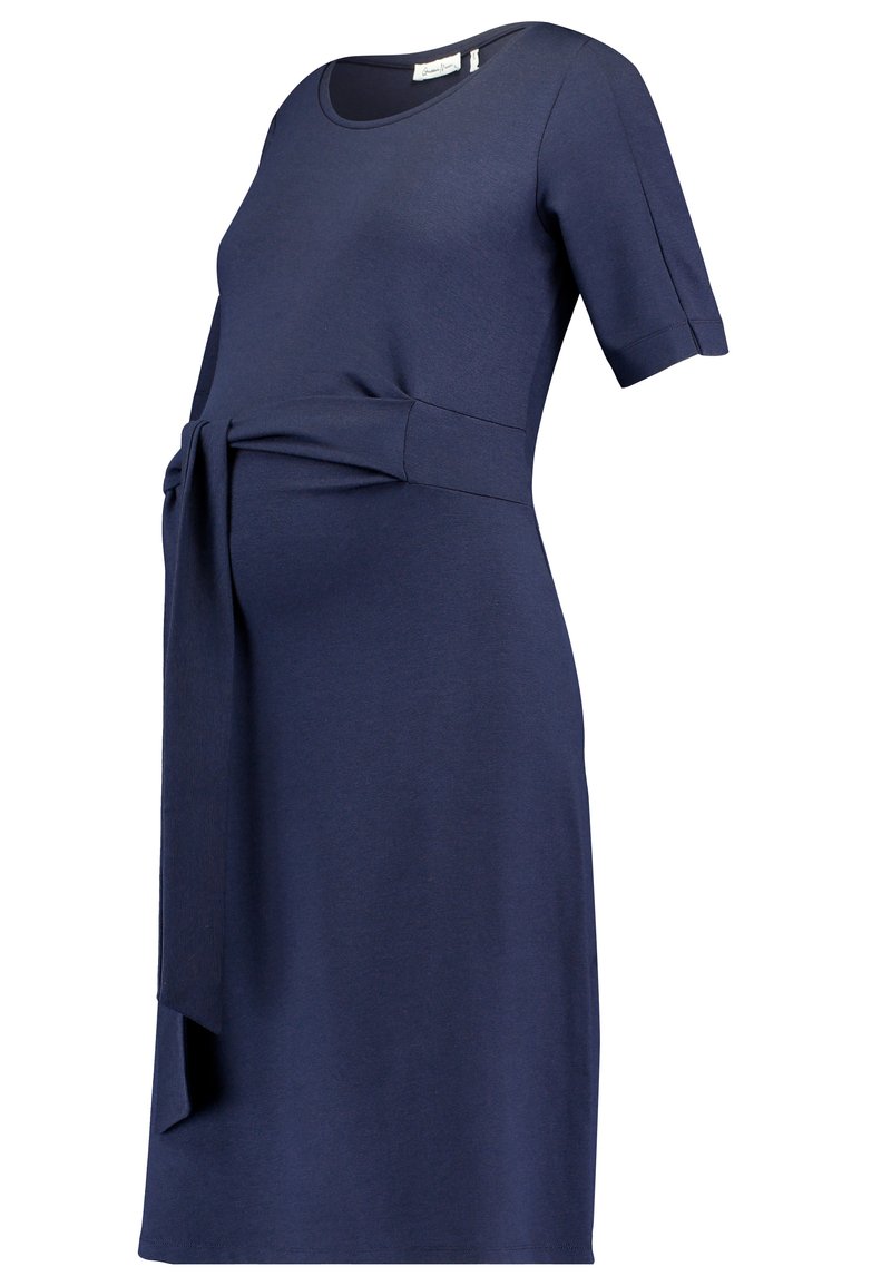 Queen Mum Jerseyjurk donkerblauw