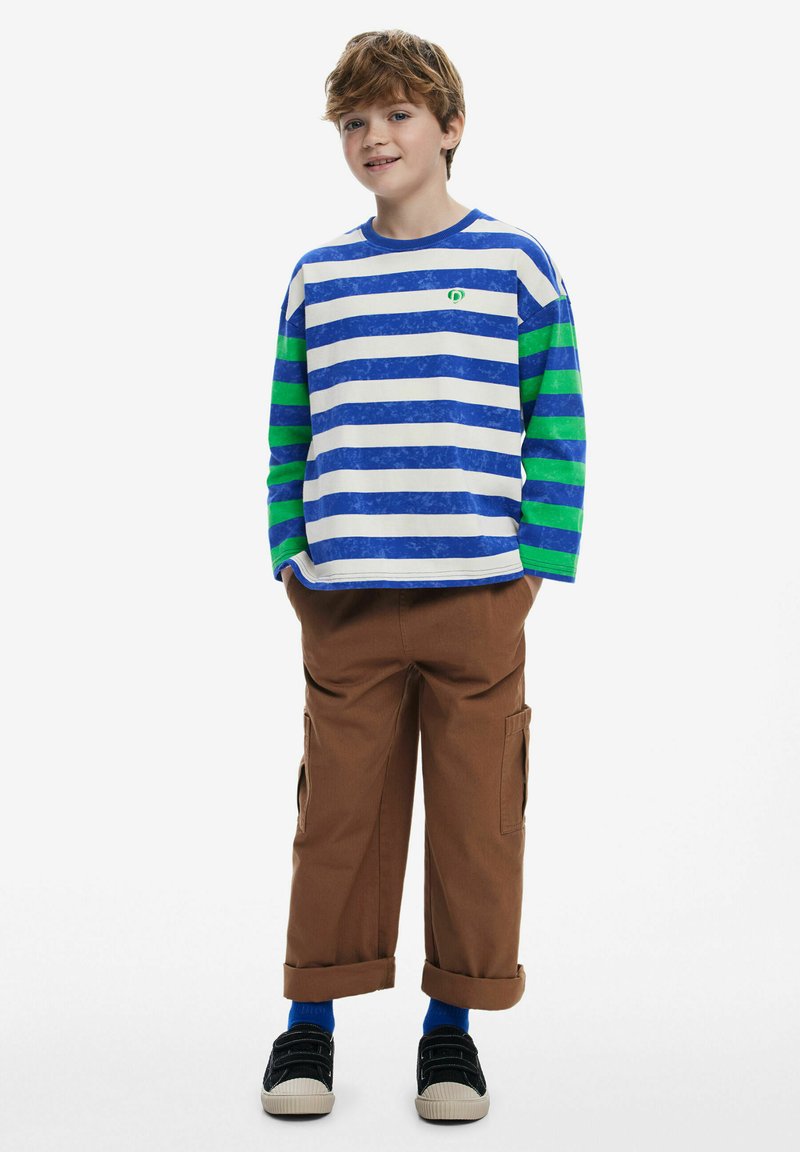 Desigual FADED STRIPED  - Hosszú ujjú felső - blue