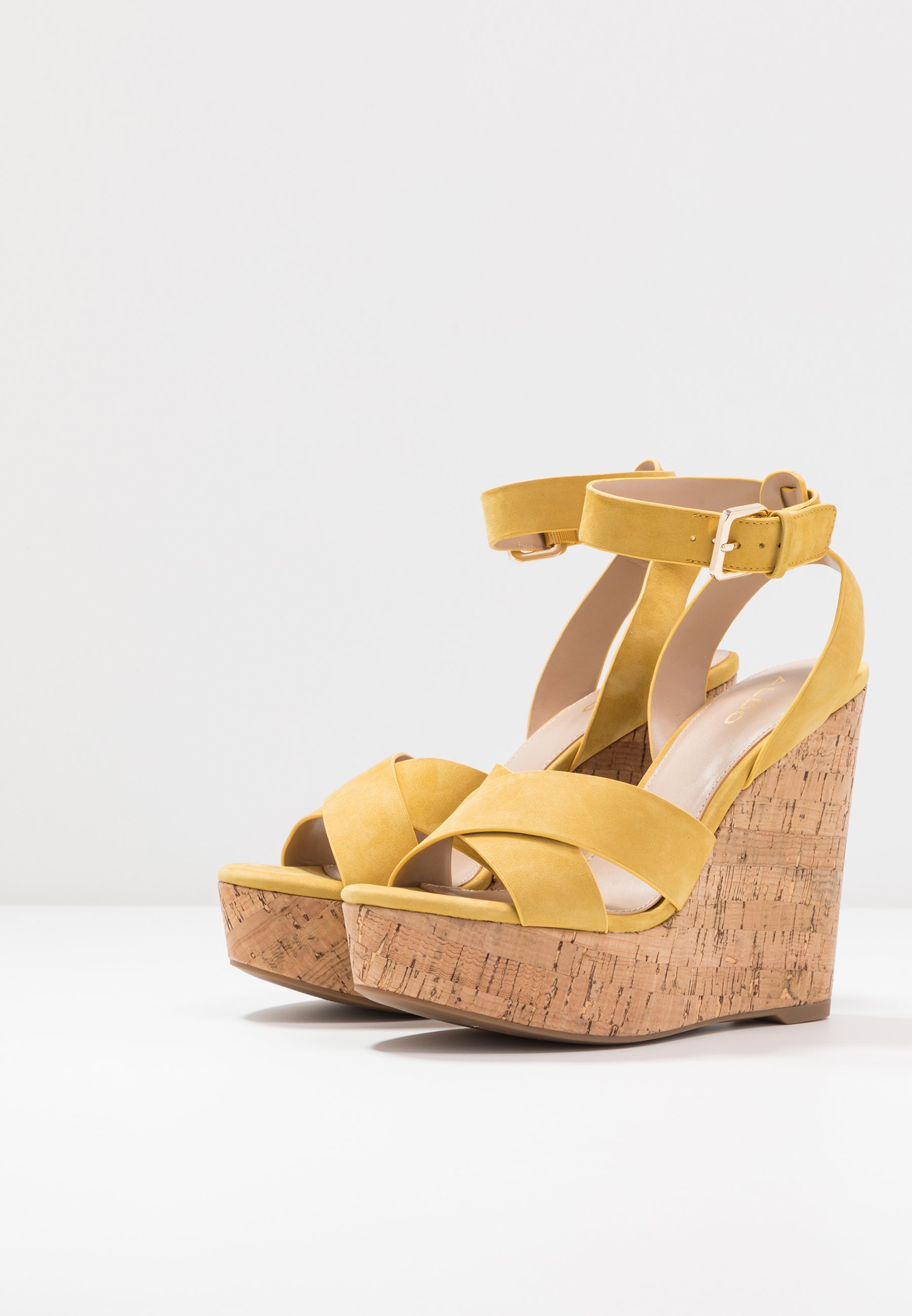 aldo yellow sandals