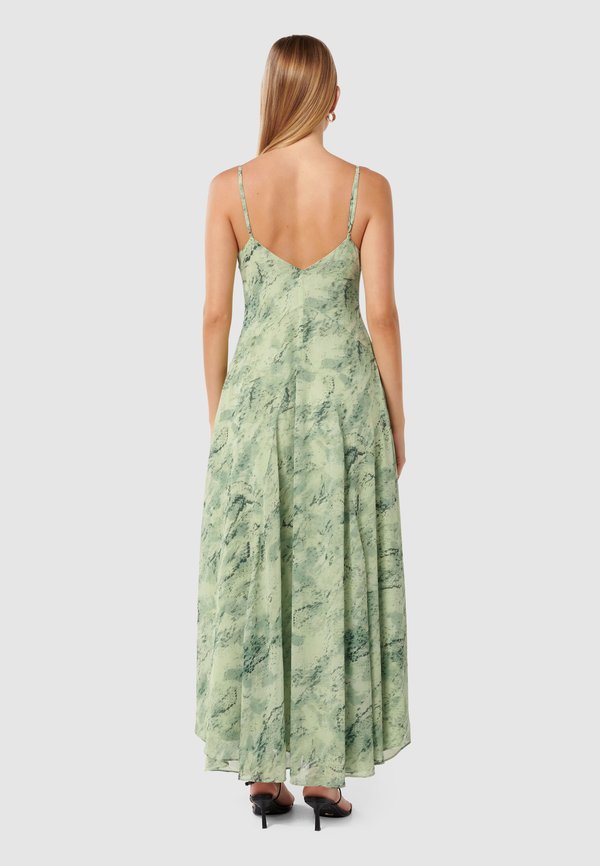 DELPHINE RUFFLE SHEER MIDI DRESS - Cocktail dress / Party dress - citrus serpant2