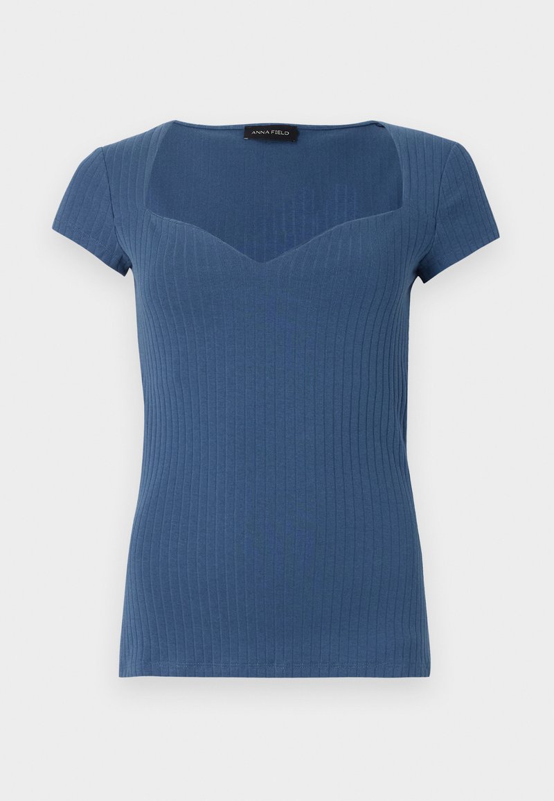 Anna Field T-shirt basic donkerblauw