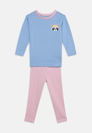Friboo by Zalando, TODDLER LONG SLEEVE LEGGINGS SET - Блуза с дълги ръкави - light pink/light blue