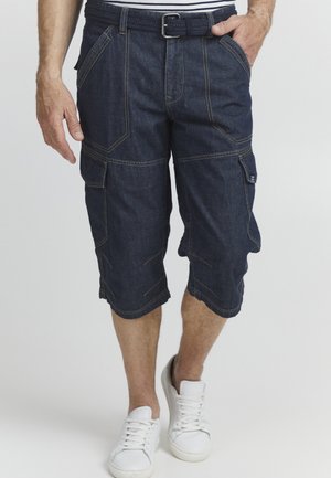 FQZAMO - Denim shorts - denim dark blue