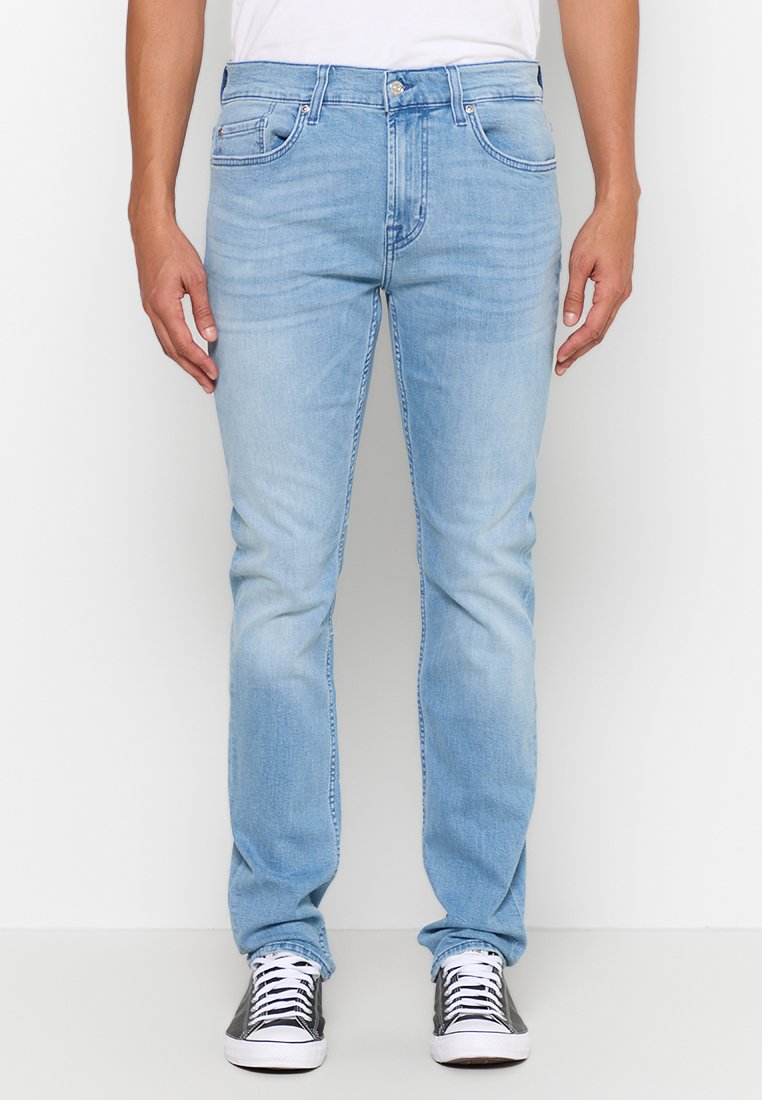 7 For All Mankind Jeans Skinny Fit lichtblauw