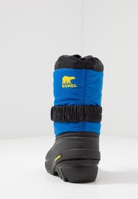 Sorel YOUTH FLURRY - Botas para la nieve - black/super blue