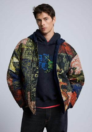 Desigual, REVERSIBLE HOODED JACKET - Giacca da mezza stagione - blue