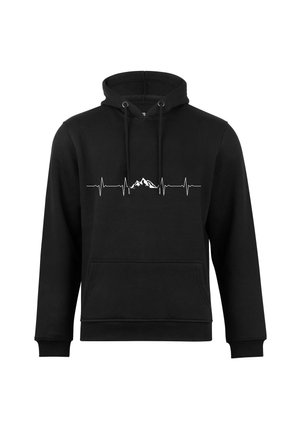 Cotton Prime PULSSCHLAG BERGE - Kapuzenpullover - schwarz