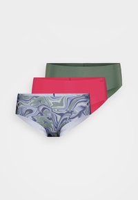INVISIBLE HIPSTER 3 PACK - Briefs - pink/khaki/blue