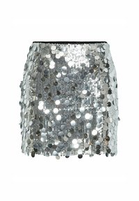 PCMALOU - A-line skjørt - silver colour