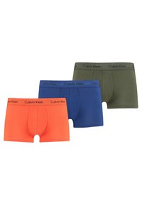 Unselected, orange/blue/olive