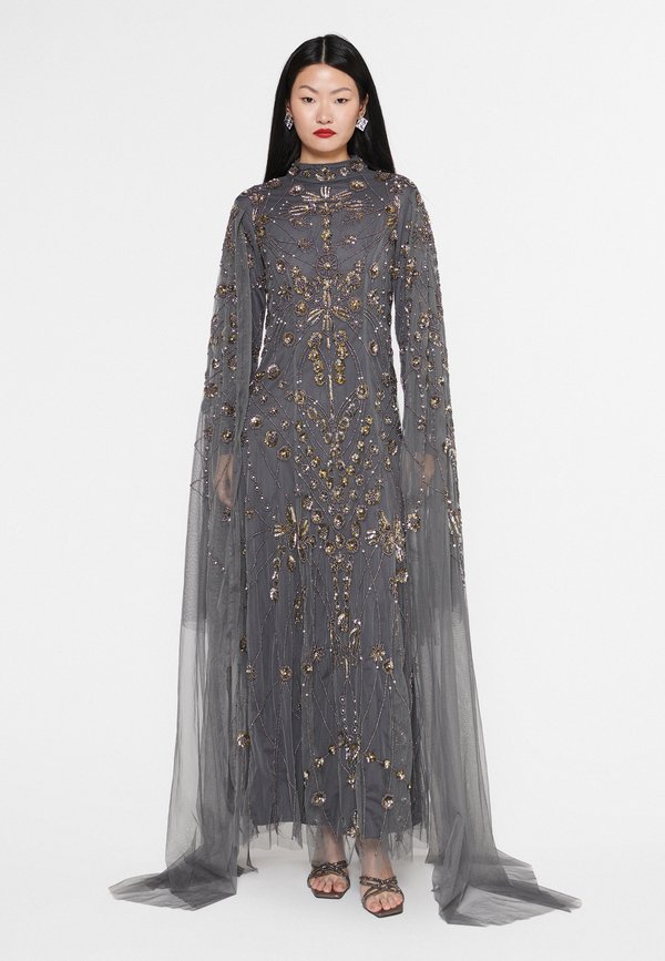 EMBELLISHED SEQUINS - Ballkleid - charcoal