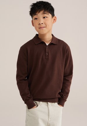 WE Fashion, Pullover - dark brown