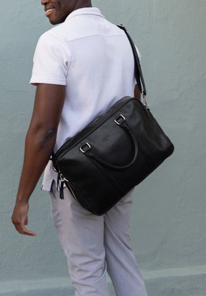 Gusti Leder, MESSENGER BAG PASCA UNISEX - Computertasker - schwarz