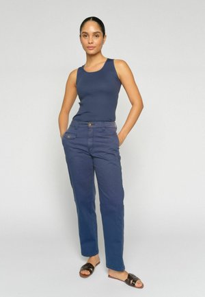 AYMEN LEN PANT - Nadrágok - crown blue