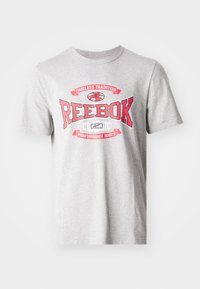 TRADITION TEE - Nyomott mintás póló - heather grey