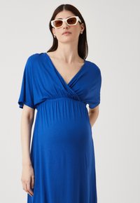ONLY MATERNITY OLMAMAZE ALL IN ONE NURSING DRESS - Obleka iz džersija - mazarine blue