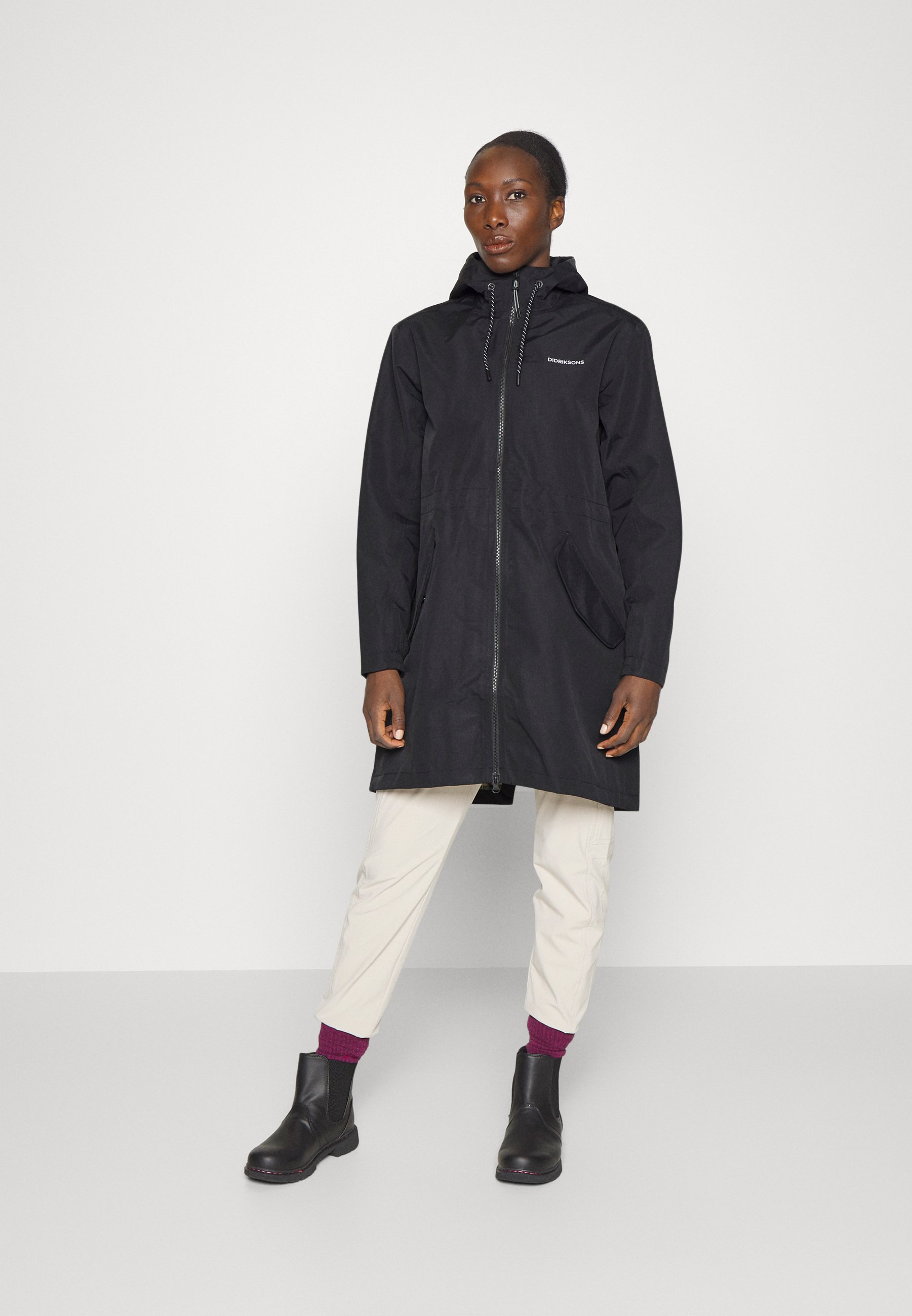 Didriksons MARTA - Outdoorjas - black/zwart - Zalando.nl