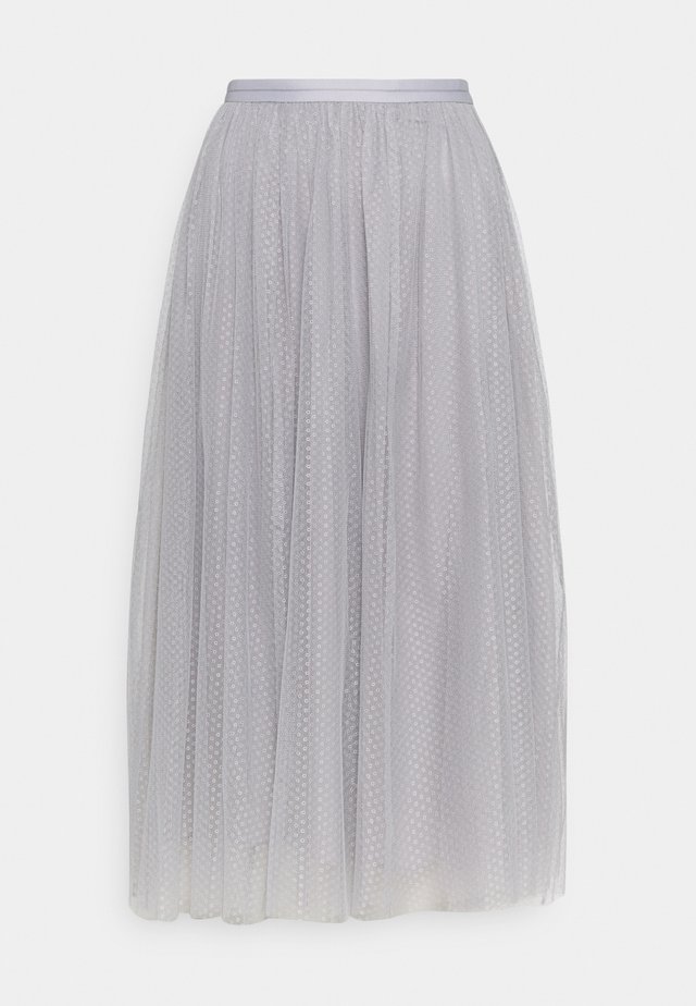 A-line skirt - dusk blue