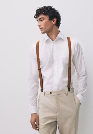 Next, SLIM HERITAGE BRACES  - Gürtel business - tan brown