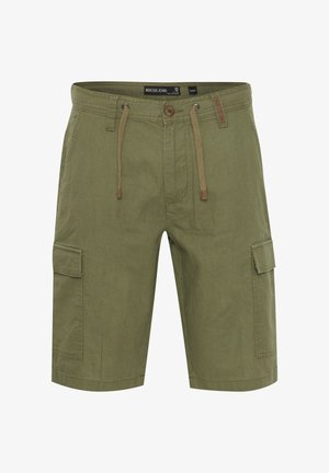 INDICODE JEANS, IDMOSATO LINEN MIX - Σορτς - dark olive