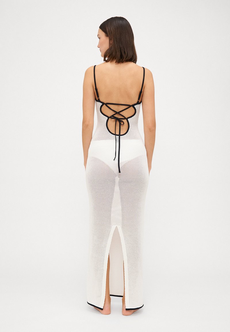 KARL LAGERFELD MAXI BEACH DRESS - Beach accessory - cannoli cream/off-white 