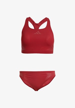 adidas Performance, LANELUX Y-BACK SET - Bikini - shadow red
