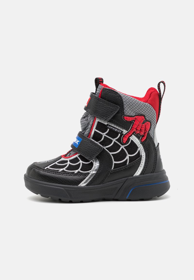 Geox MARVEL SPIDERMAN SVEGGEN BOY ABX - Stivali alti - black/red/nero ...