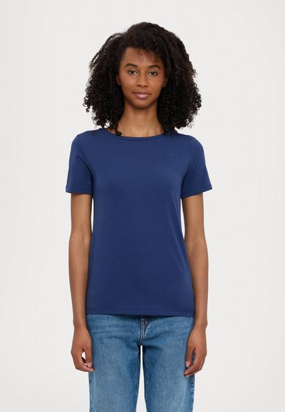 Weekend Max Mara Basic T-shirt - blu cina