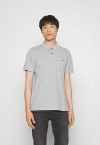 GANT - REG SHIELD - Poloshirts - grey melange Miniaturebillede 1