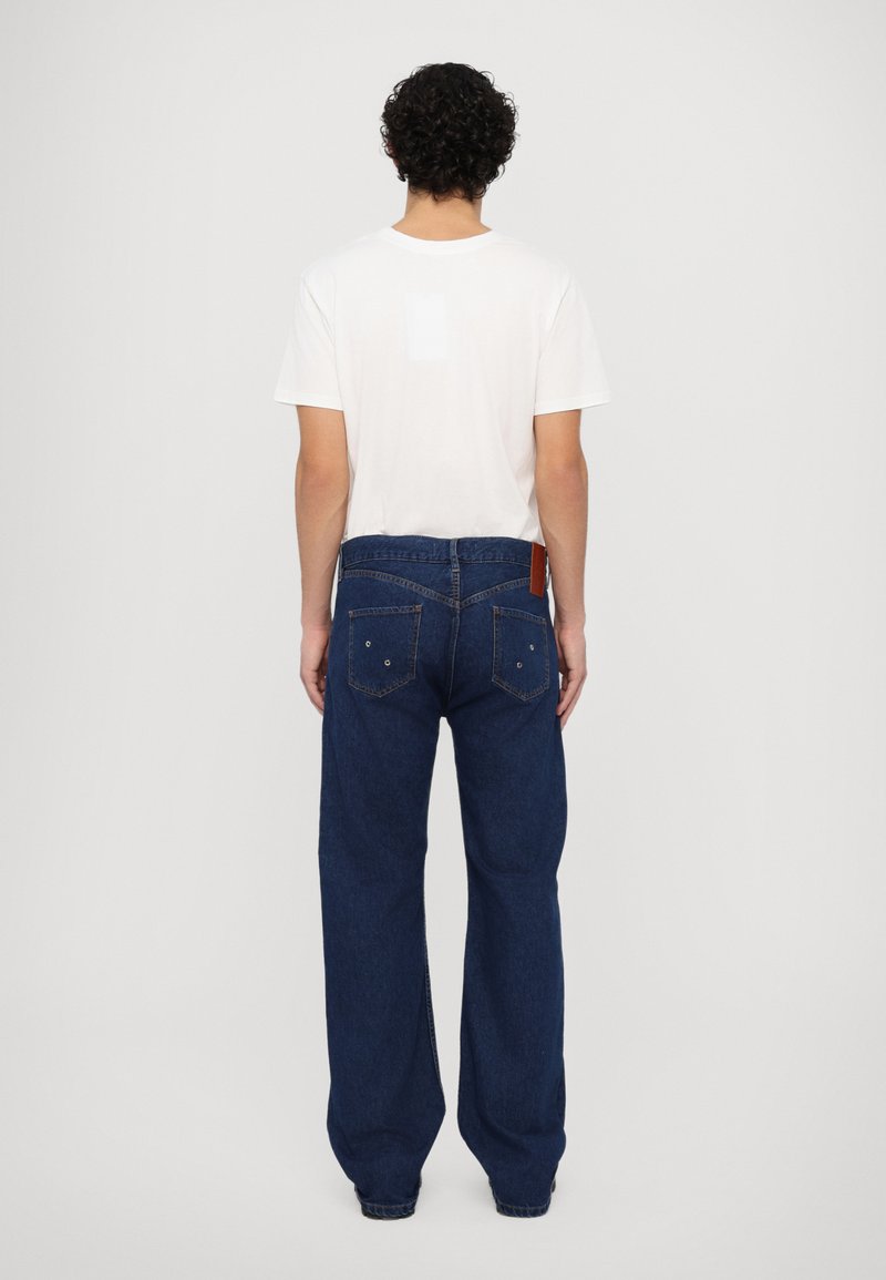 Ludovic de Saint Sernin LACE UP MENS UNISEX - Jean droit - blue