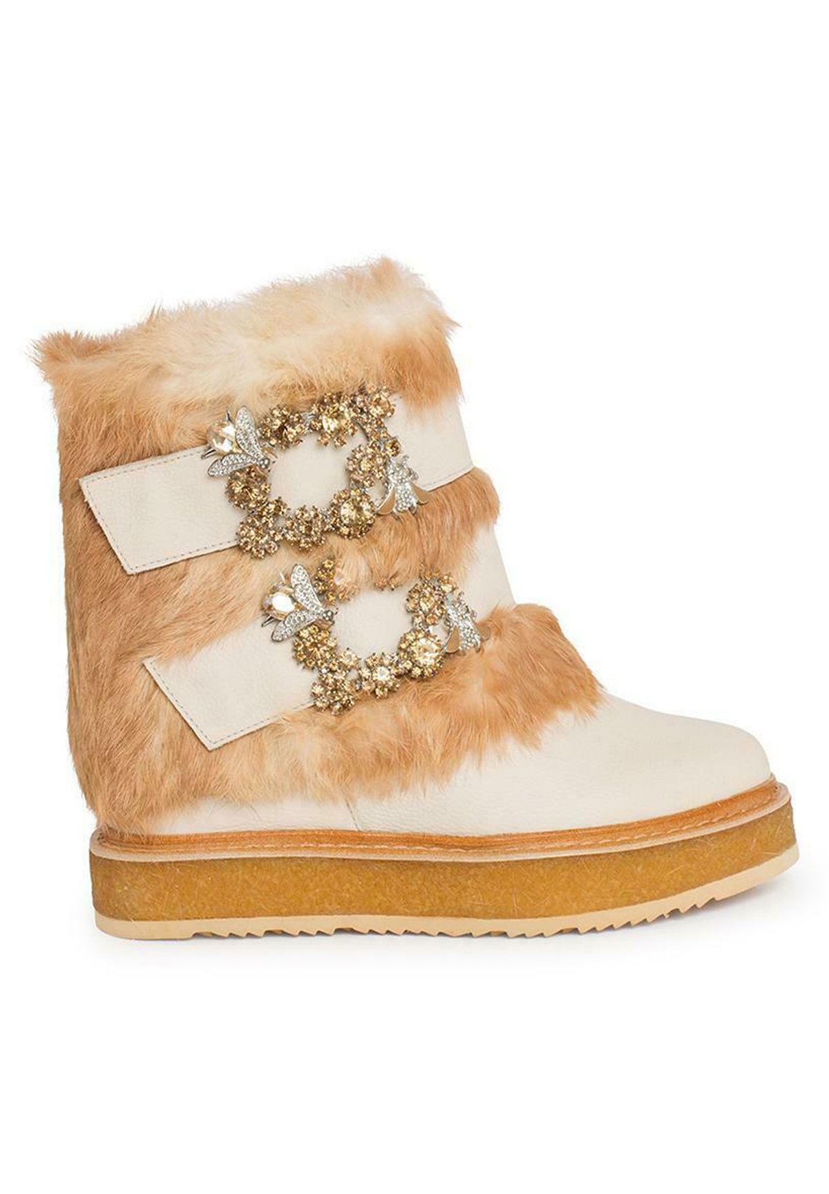 Alma en Pena ARACELI - Botas para la nieve - beige - Zalando.es